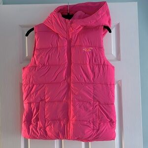 Hollister puffer vest NWT